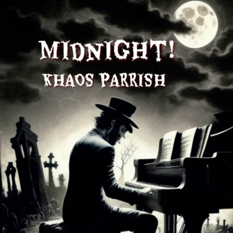 Midnight song album art,  by Khaos Parrish 